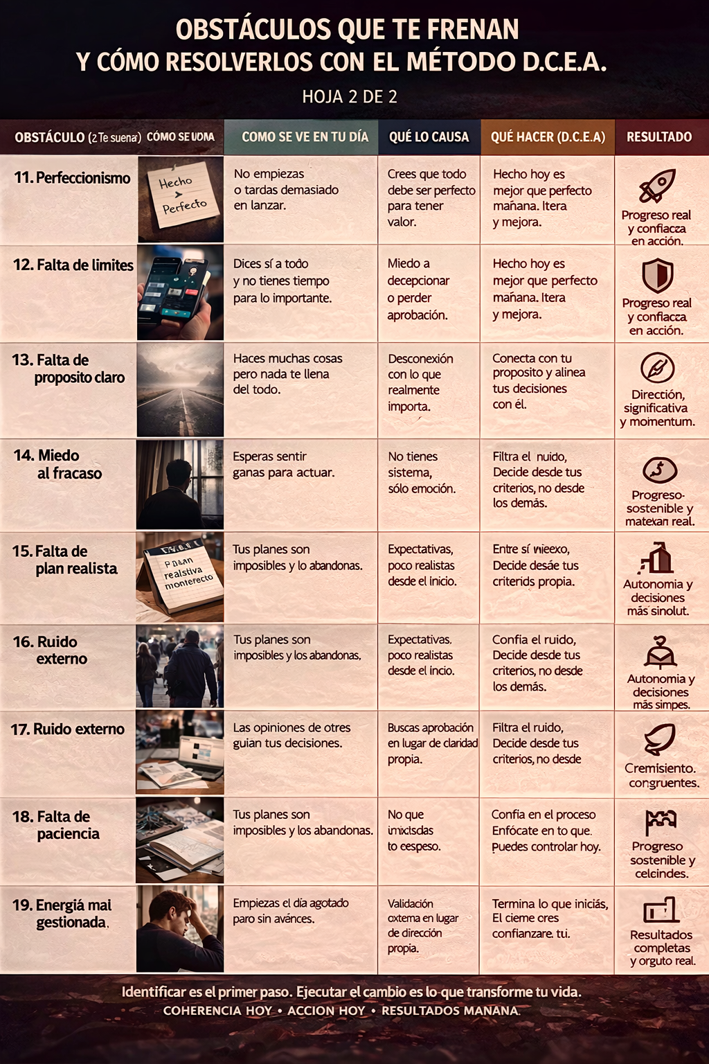 Hoja de diagnóstico 2 de 2