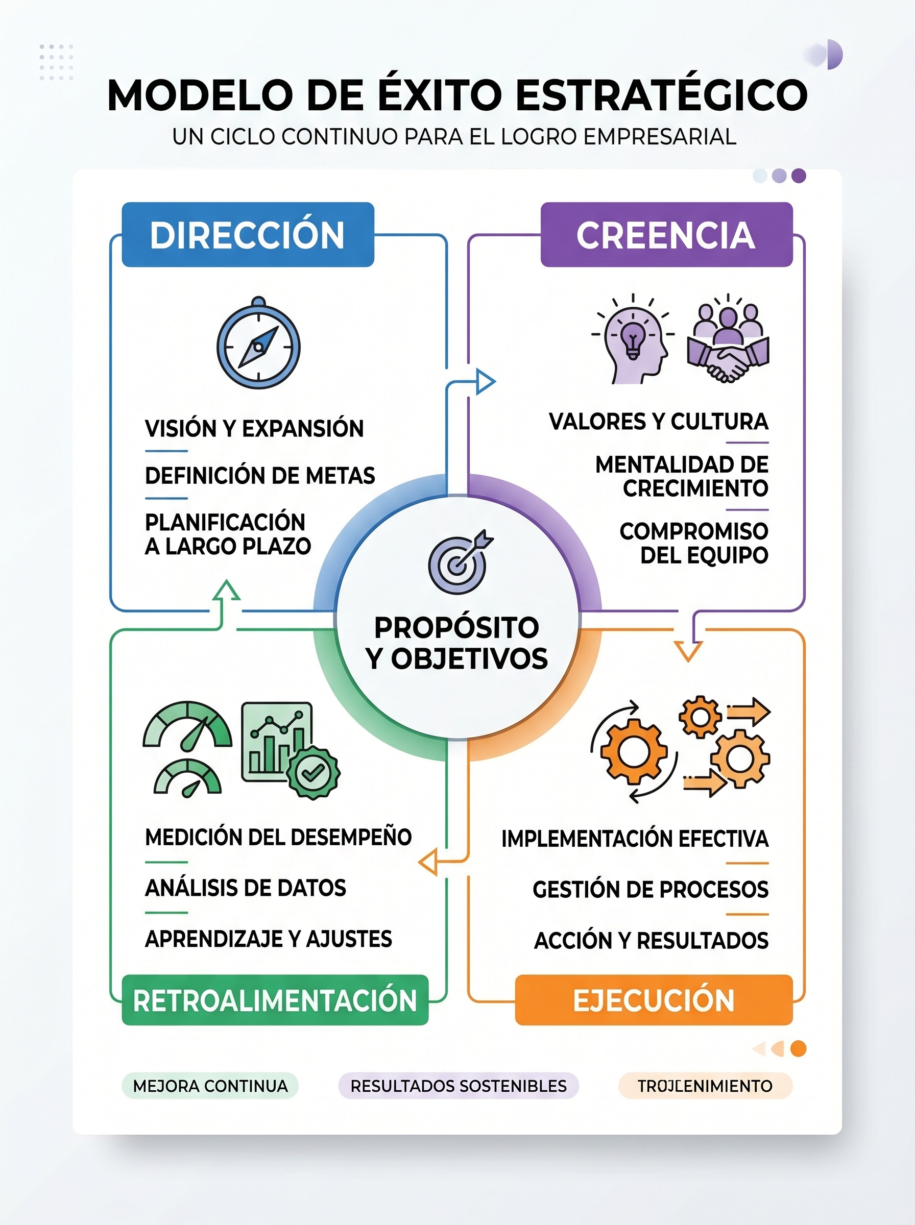 Ciclo del modelo de éxito